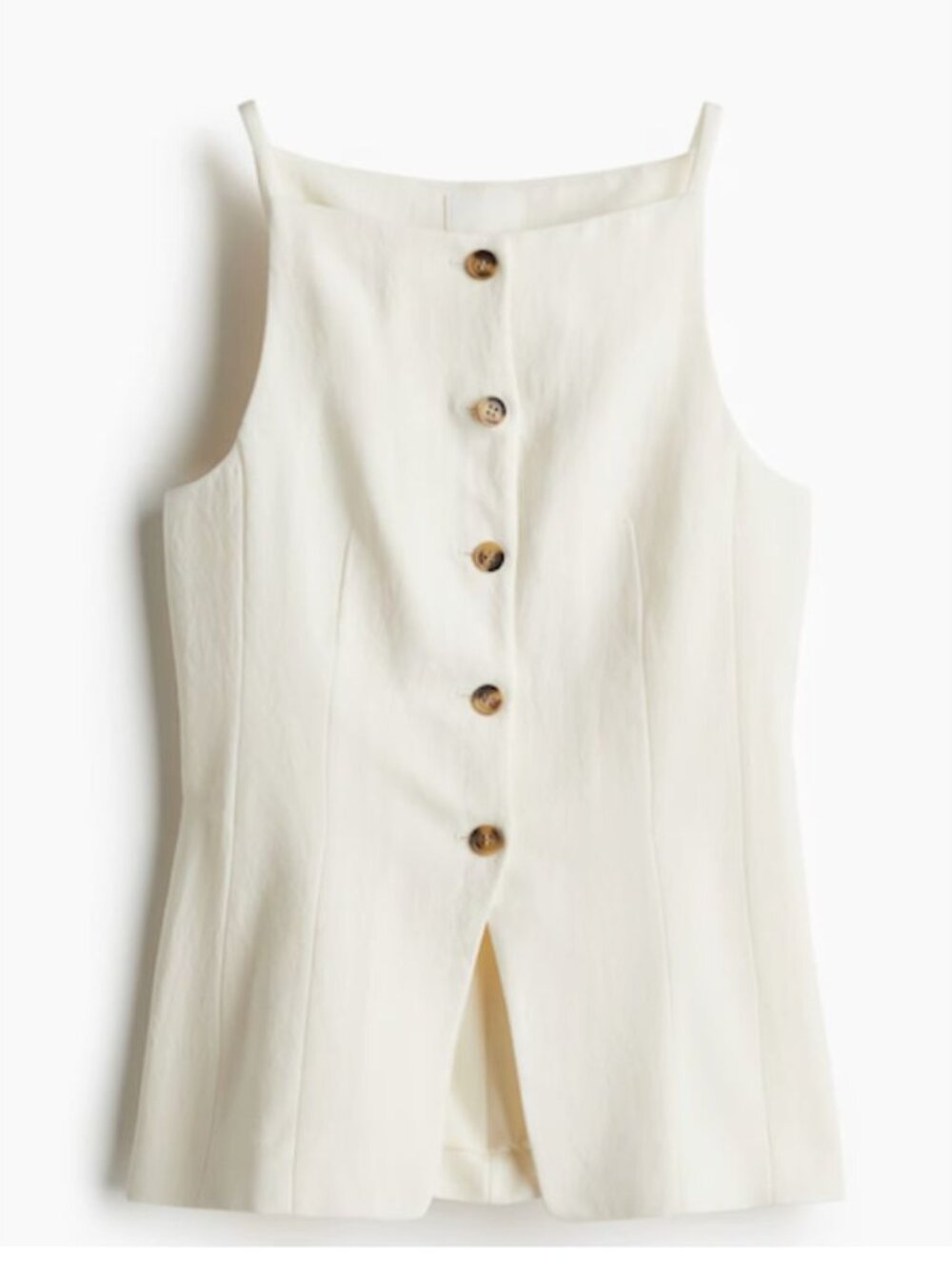 H&M Tapered Waist Linen Vest